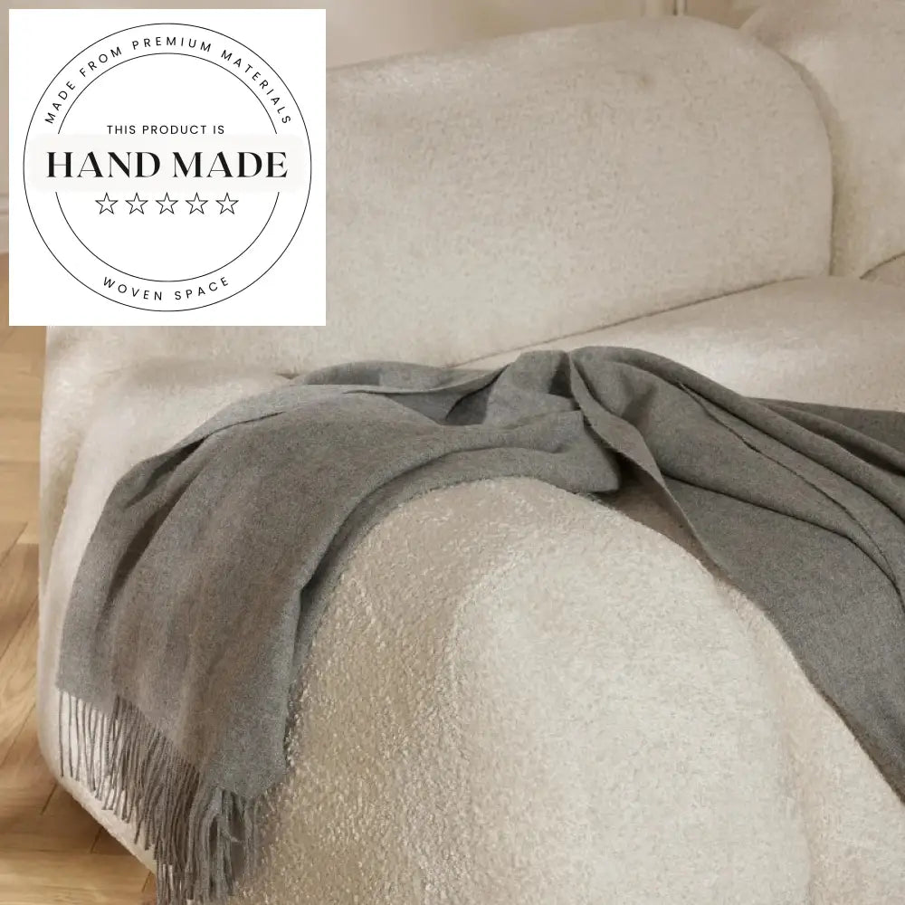Modern Modular White Teddy Boucle Fabric Comfortable Upholstered Sectional Sofa