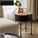Modern Multifunction Round Coffee Table with Storage for Living Room Decor