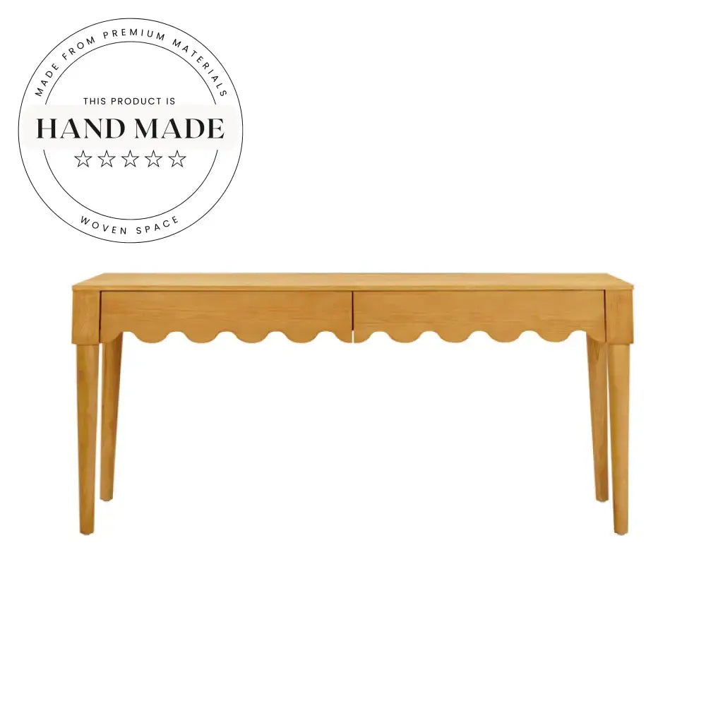 Modern Natural Ash Solid Wood Writing Study Computer Desk