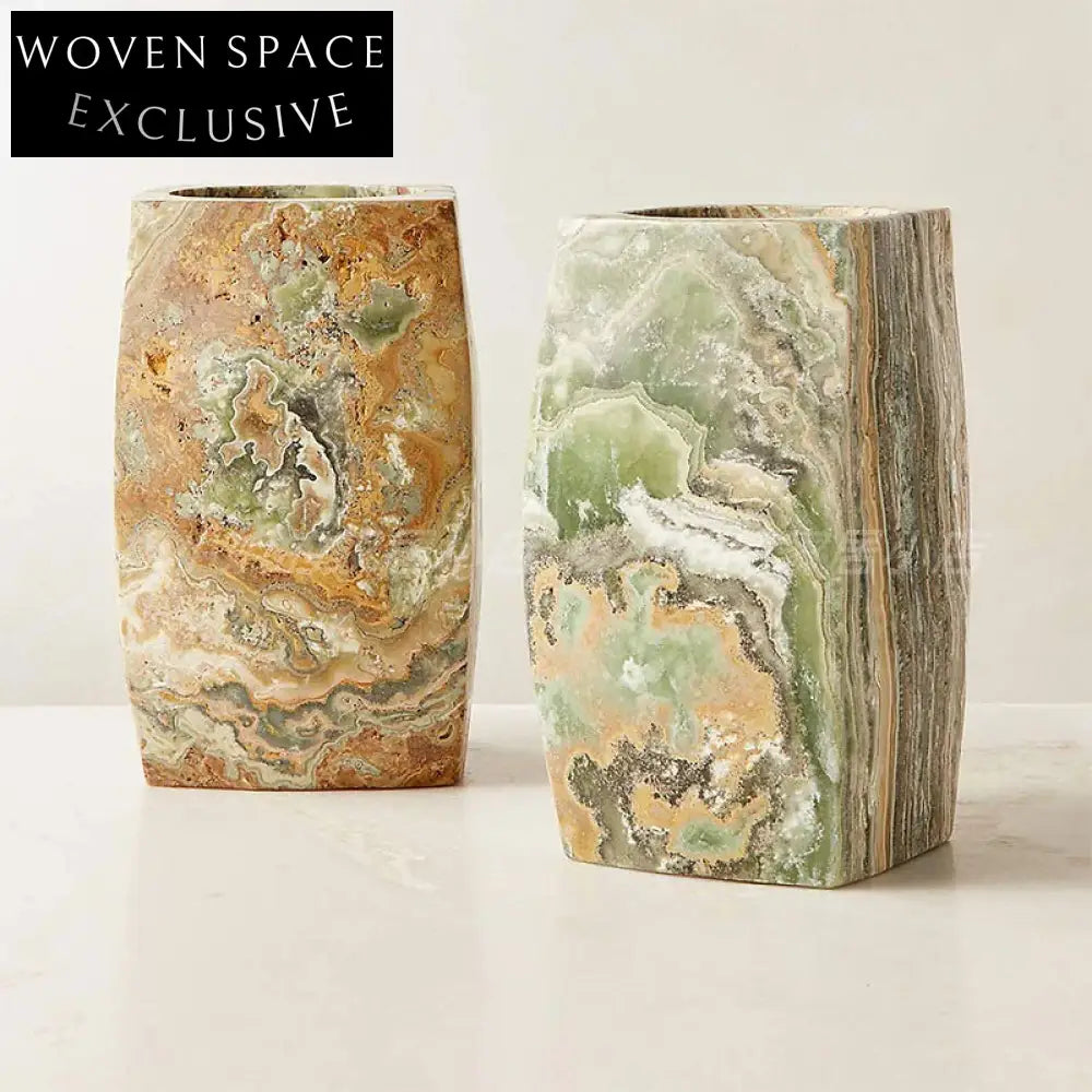 Modern Natural Marble Elegant Candlestick Holder for Home Decor