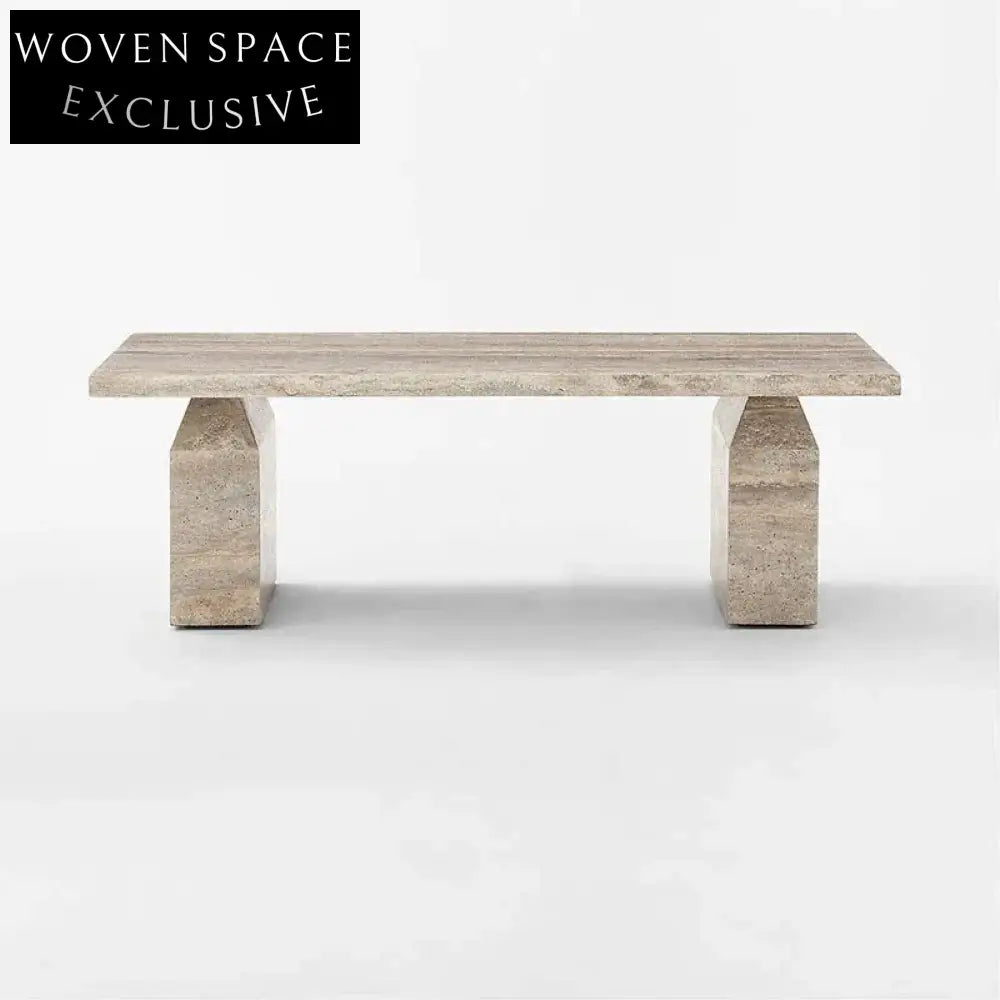 Modern Natural Marble Square Coffee Table for Living Room Sofa Center