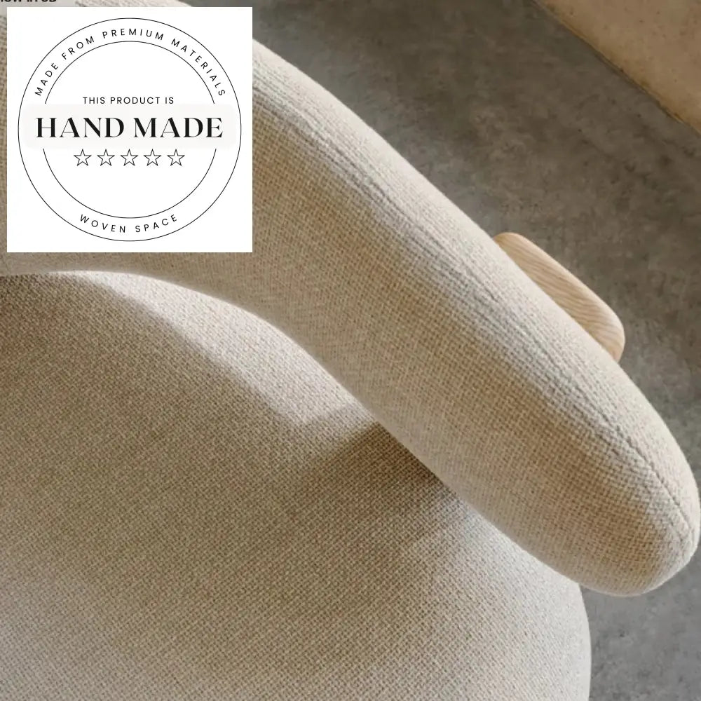 Modern Natural Oak Wood Accent Recliner Lounge Chair for Living Room