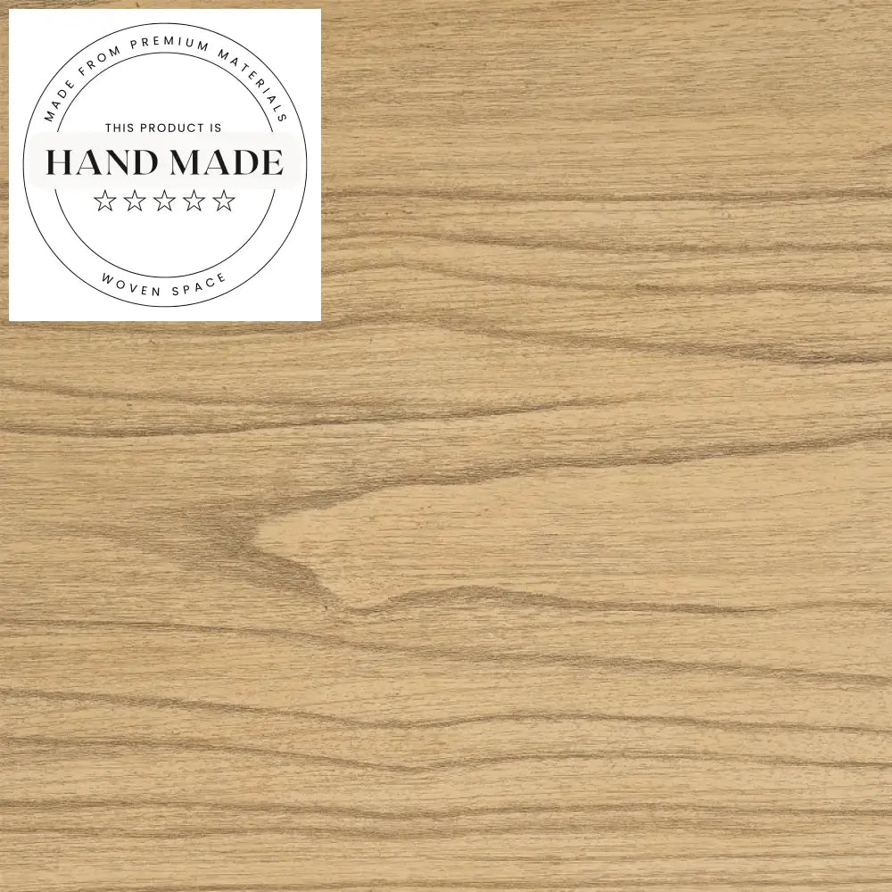 Modern Natural Round Solid Oak Wood Kitchen Restaurant Dining Table