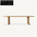 Modern Natural Solid Wood Floating Dining Table for 6 Seaters