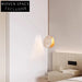 Modern Natural Travertine Round Ball LED Pendant Lamp for Dining & Bedside Lamp
