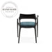 Modern Nordic Ash Wood and Leather Luxury Armchair Dining Chair