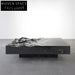 Modern Nordic Black White Marble Coffee Table for Elegant Living Rooms