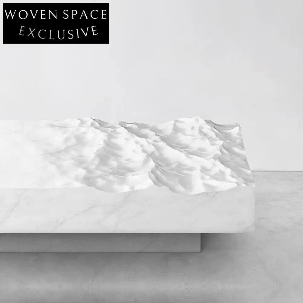 Modern Nordic Black White Marble Coffee Table for Elegant Living Rooms