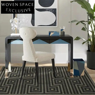 Modern Nordic Black & White Striped Area Rug for Living Room Bedroom Decor