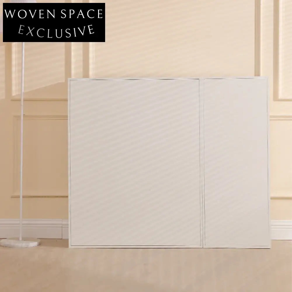 Modern Nordic Blue Plywood Display Cabinet, Arch Layers, Versatile Storage Unit