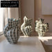 Modern Nordic Ceramic Abstract Tabletop Living Room Vase