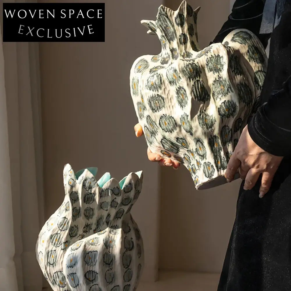 Modern Nordic Ceramic Abstract Tabletop Living Room Vase