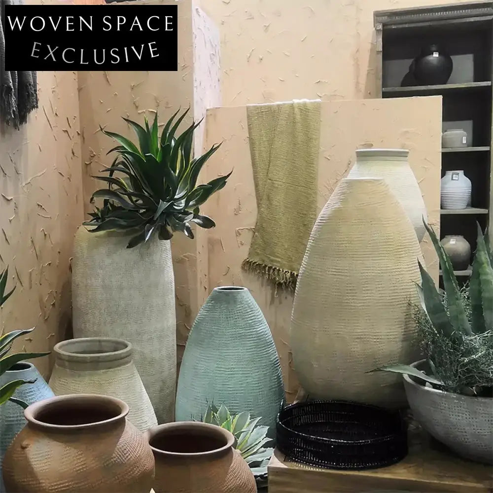 Modern Nordic Ceramic Flower Vase Decor for Living Room Tabletop Art Piece