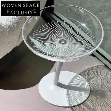 Modern Nordic Clear Acrylic Glass Coffee Table for Hotel Home & Garden