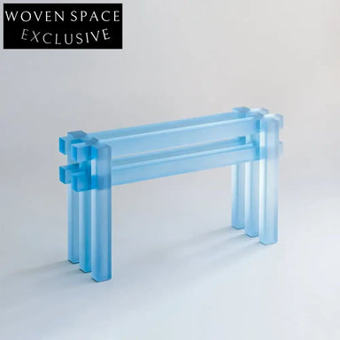 Modern Nordic Clear Acrylic Hallway Entryway Table, Durable Plastic Console Table