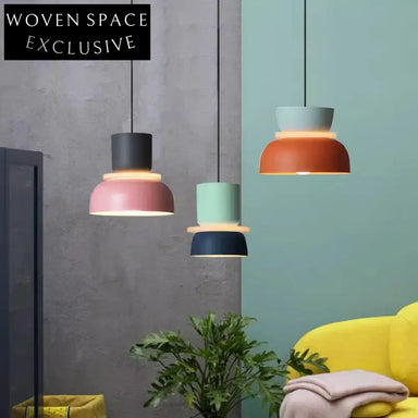 Modern Nordic Colorful Glass Pendant Light for Stylish Home Lamp