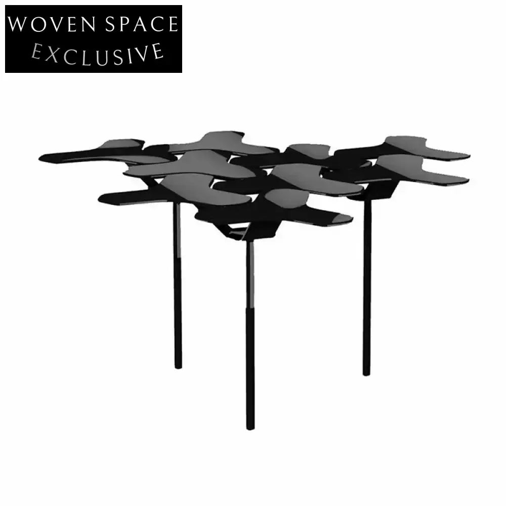 Modern Nordic Creative Metal Accent Coffee Table for Living Room