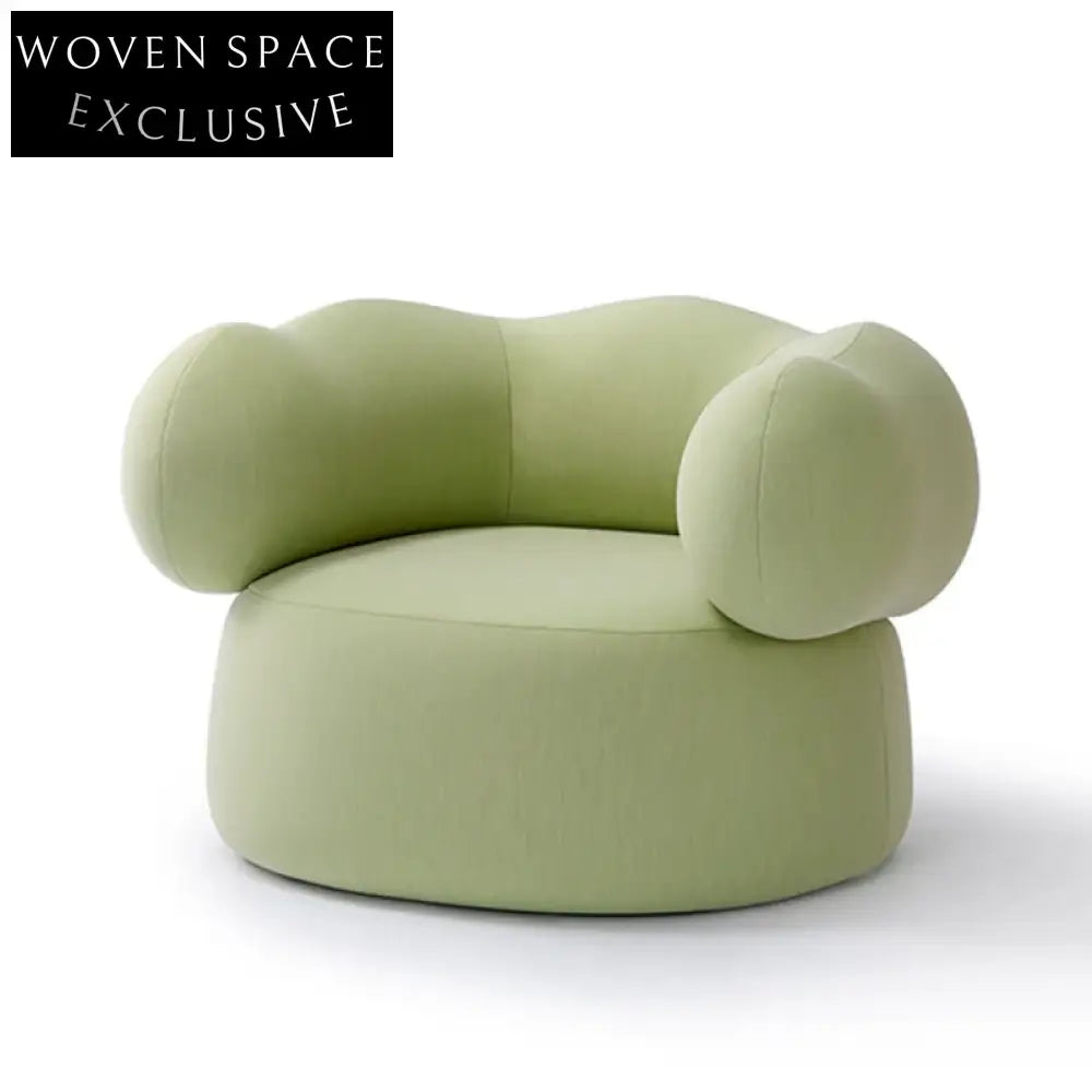 Modern Nordic Curved Arm Fabric Sectional Sofa Set - Modular Couch Design