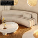 Modern Nordic Curved Fabric Upholstery Sofa for Stylish Living Room Comfort