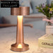 Modern Nordic Dumbbell Metal Base Nightstand Lamp for Bedroom Decor