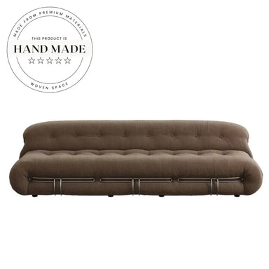 Modern Nordic Fabric 3 Seat Living Room Corduroy Lounge Sofa