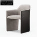 Modern Nordic Fabric Armrest Accent Chair for Dining and Living Spaces
