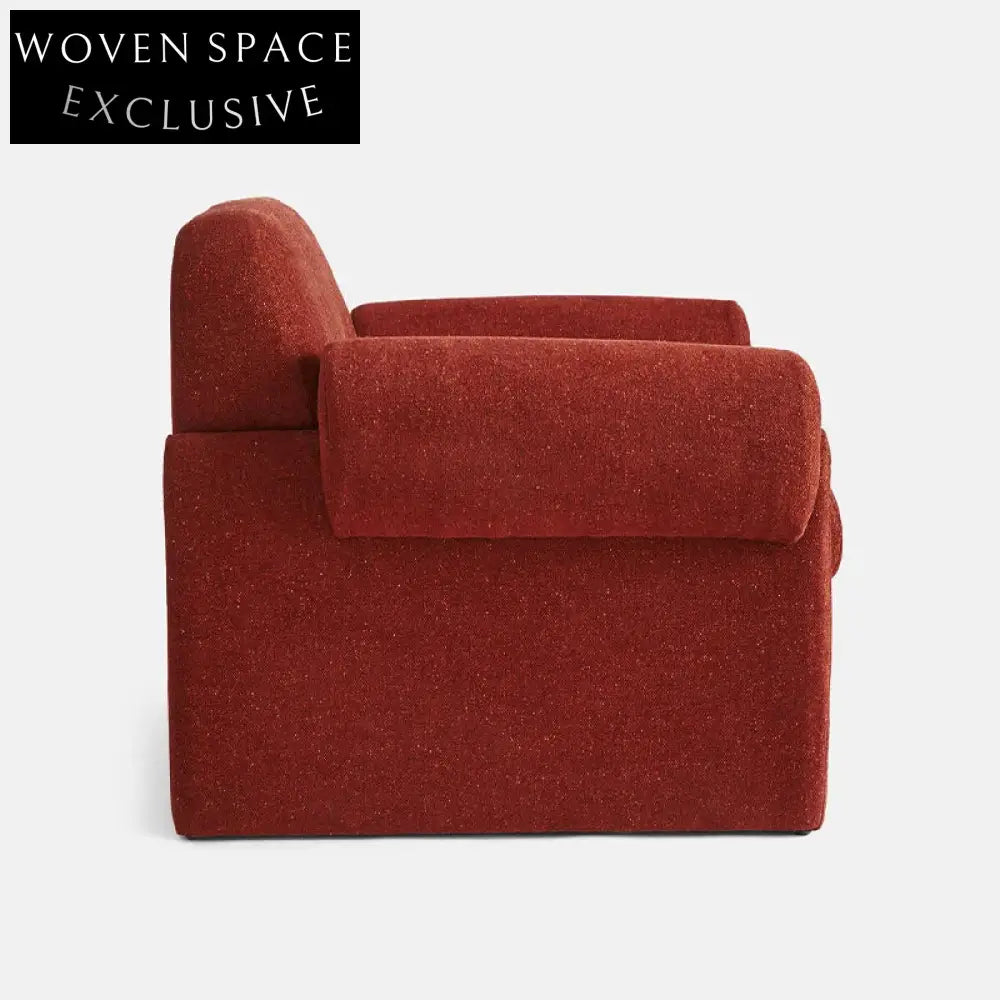 Modern Nordic Fabric Single Armchair Sofa for Living Room, Hotel, Home