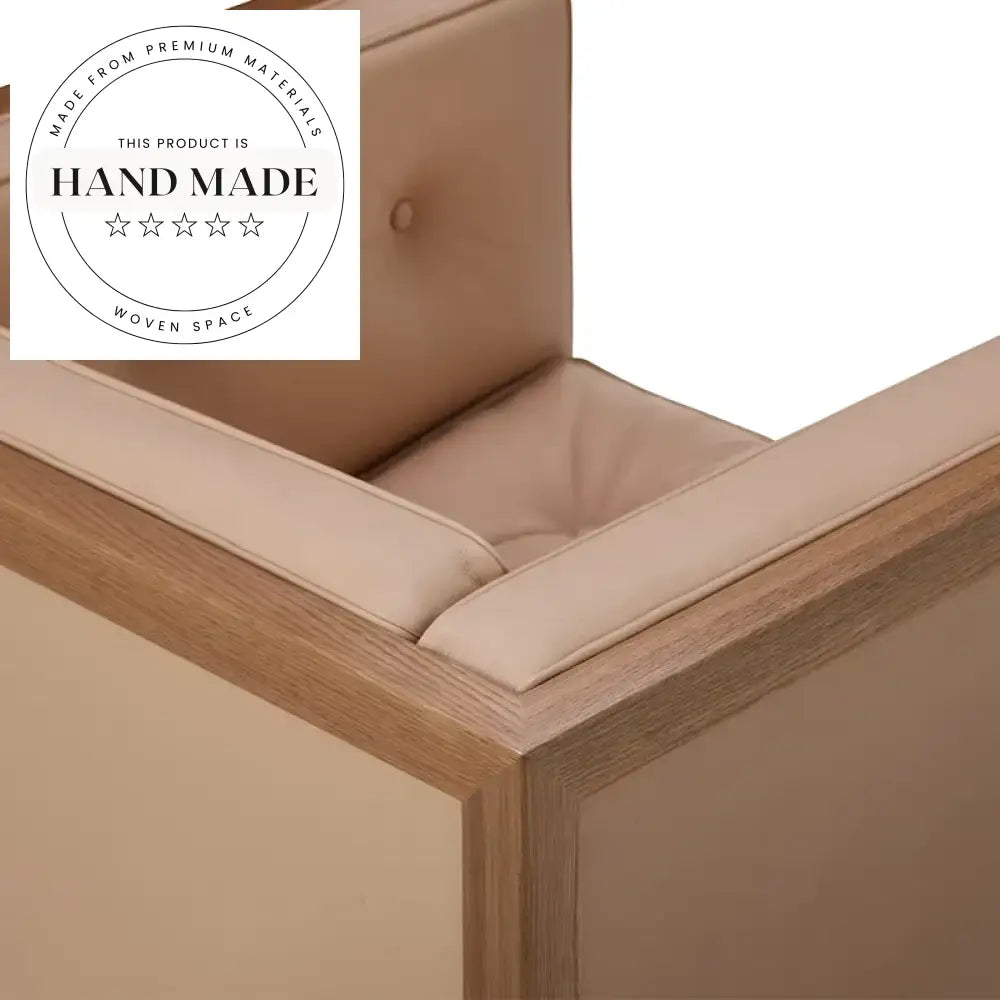 Modern Nordic Fabric Upholstered Leisure Armchair for Living Room Bedroom