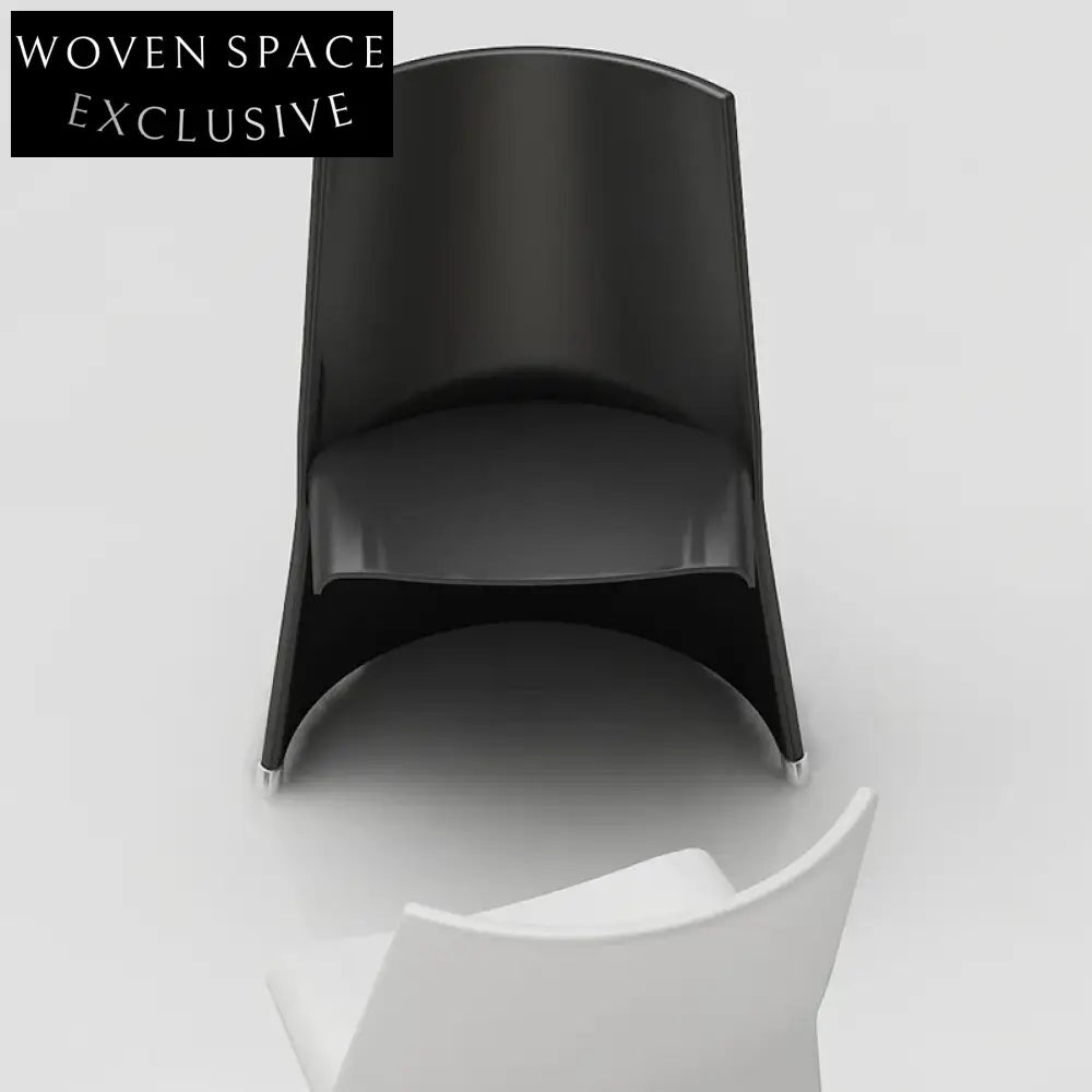 Modern Nordic Faux Leather Dining Chair with Sturdy Metal Frame