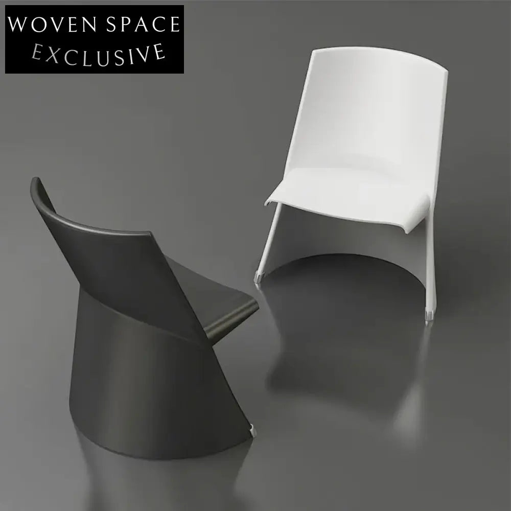 Modern Nordic Faux Leather Dining Chair with Sturdy Metal Frame