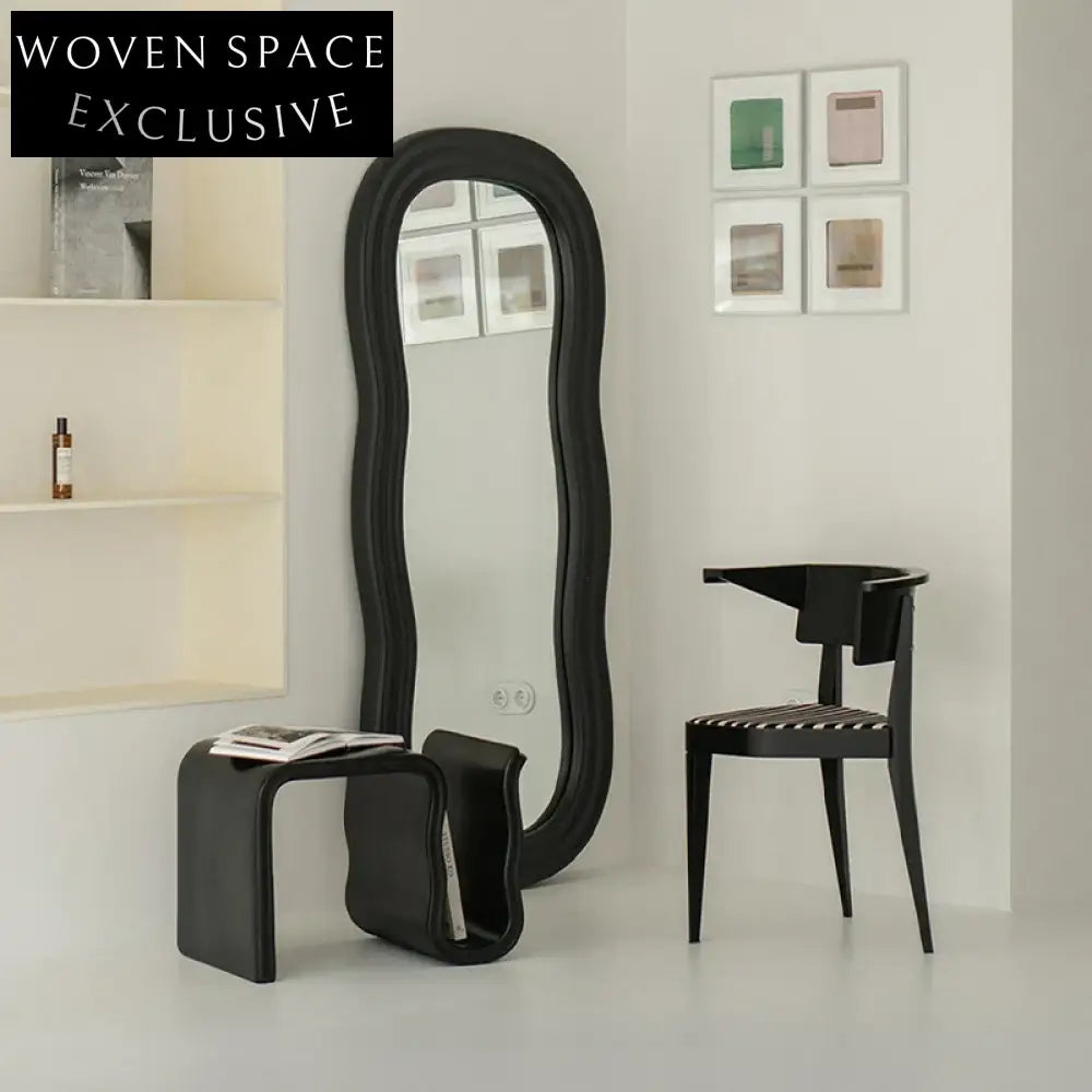 Modern Nordic Fiberglass Corner Coffee Side Table for Living Room Decor