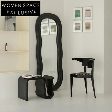 Modern Nordic Fiberglass Corner Coffee Side Table for Living Room Decor