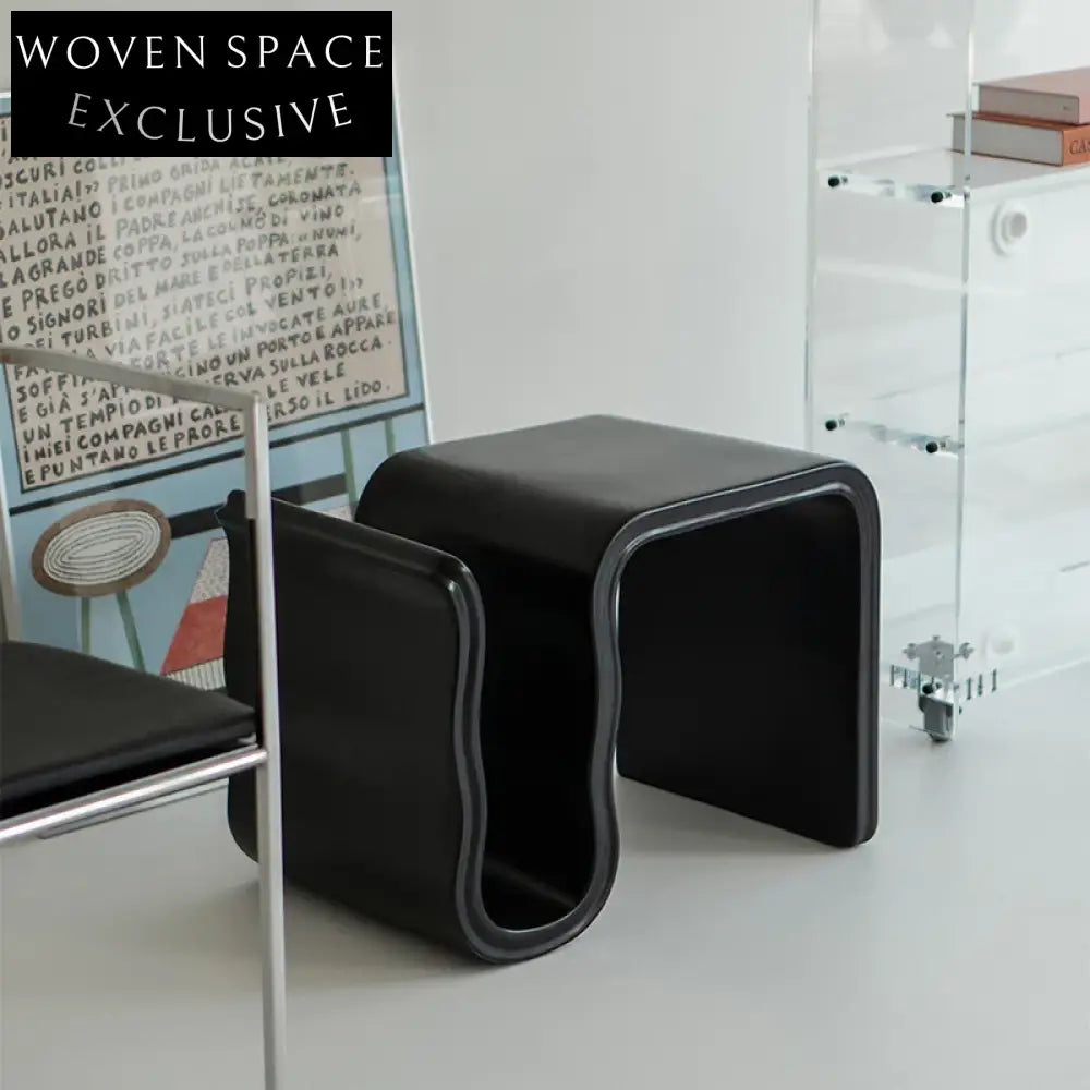 Modern Nordic Fiberglass Corner Coffee Side Table for Living Room Decor