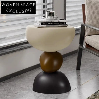 Modern Nordic Fiberglass Decorative Sofa Side Living Room Coffee Table