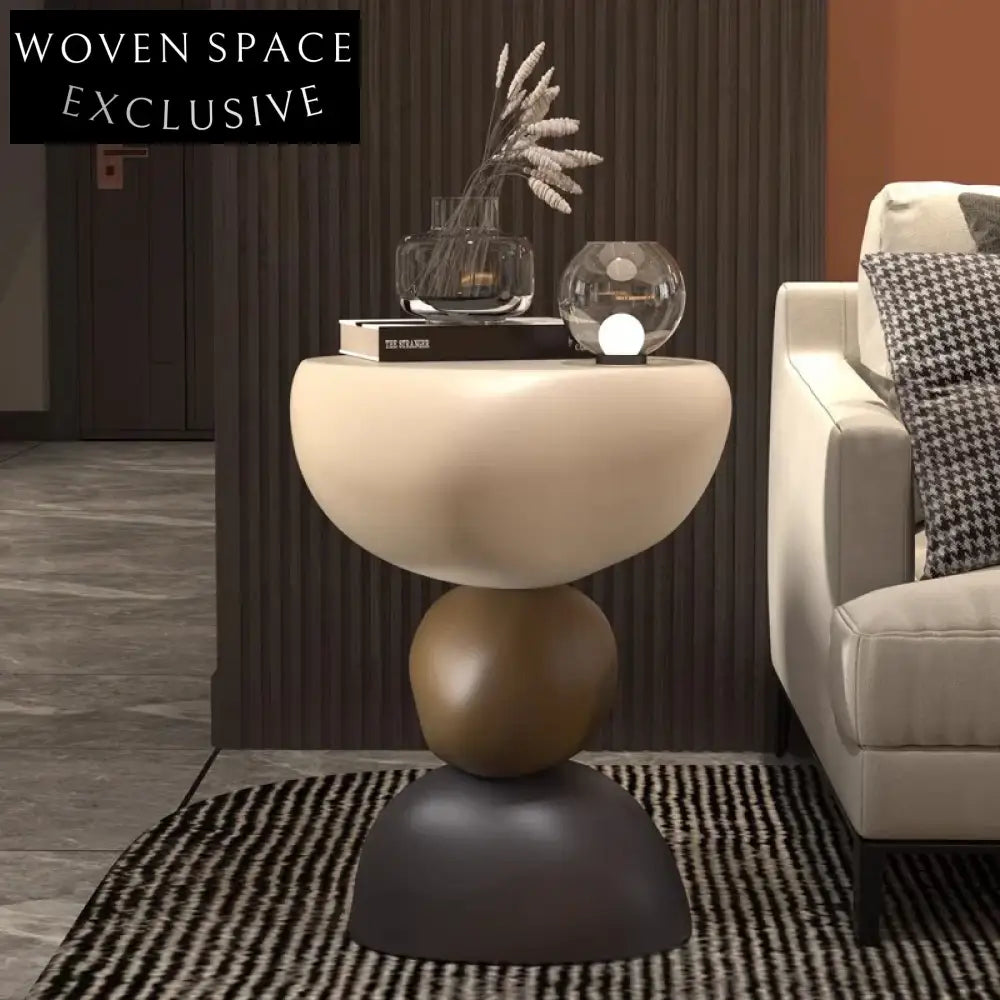 Modern Nordic Fiberglass Decorative Sofa Side Living Room Coffee Table