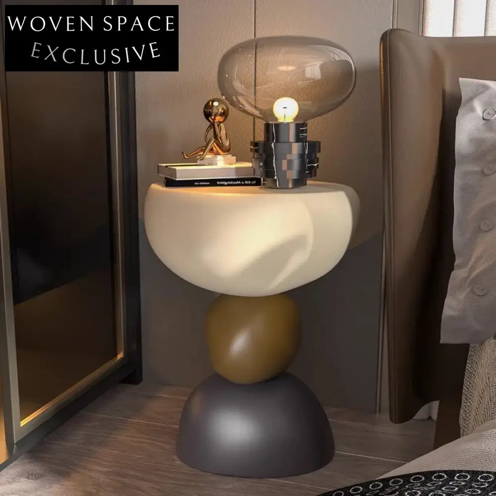 Modern Nordic Fiberglass Decorative Sofa Side Living Room Coffee Table