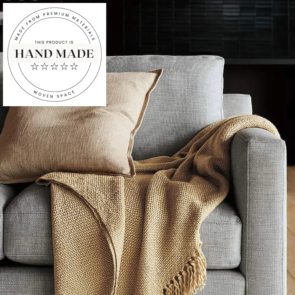 Modern Nordic Flax Fabric Living Room Seater Sectional Sofa