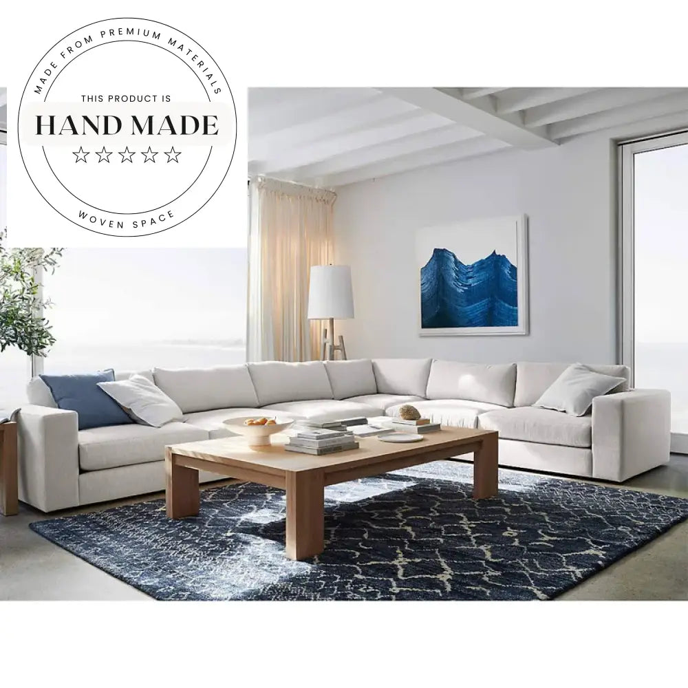 Modern Nordic Flax Fabric Sectional Seater Living Room Apartment Sofa