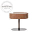 Modern Nordic Floating Walnut Wood Bedside Table Nightstand