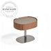 Modern Nordic Floating Walnut Wood Bedside Table Nightstand