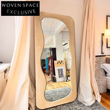 Modern Nordic Full-Length Floor Mirror for Home, Cafe & Retail