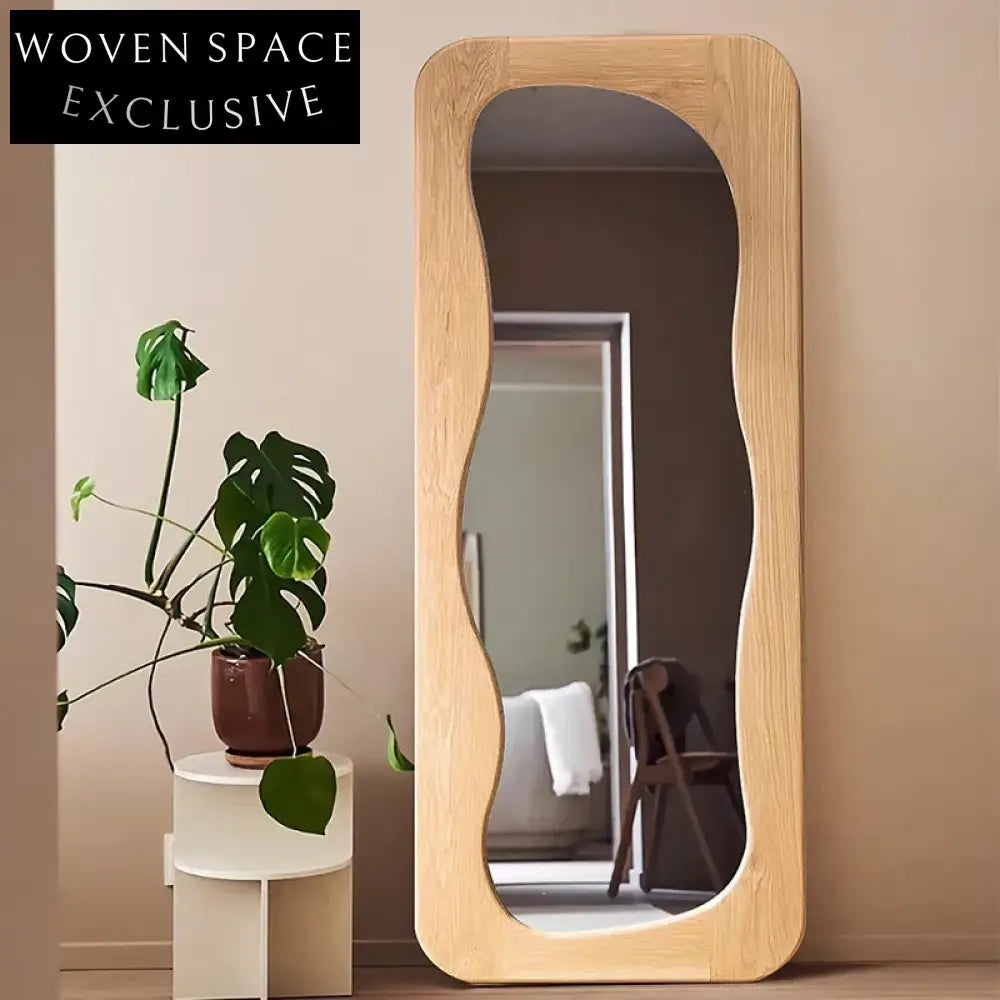 Modern Nordic Full-Length Floor Mirror for Home, Cafe & Retail