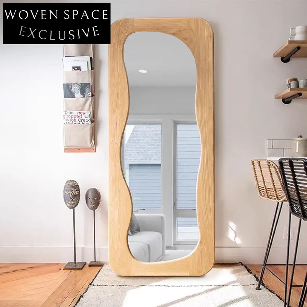 Modern Nordic Full-Length Floor Mirror for Home, Cafe & Retail