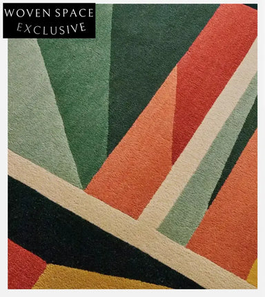 Modern Nordic Geometric Polyester Area Rug for Living Room & Bedroom