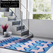Modern Nordic Geometric Polyester Area Rug for Living Room, Bedroom
