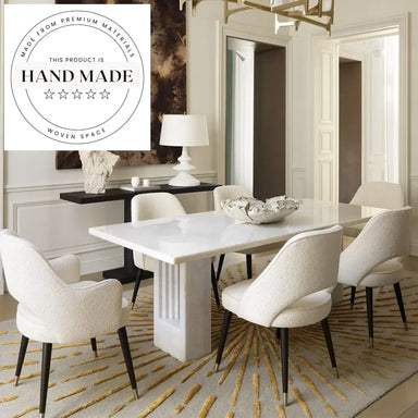 Modern Nordic Hollow Design Velvet Fabric Accent Dining Chair