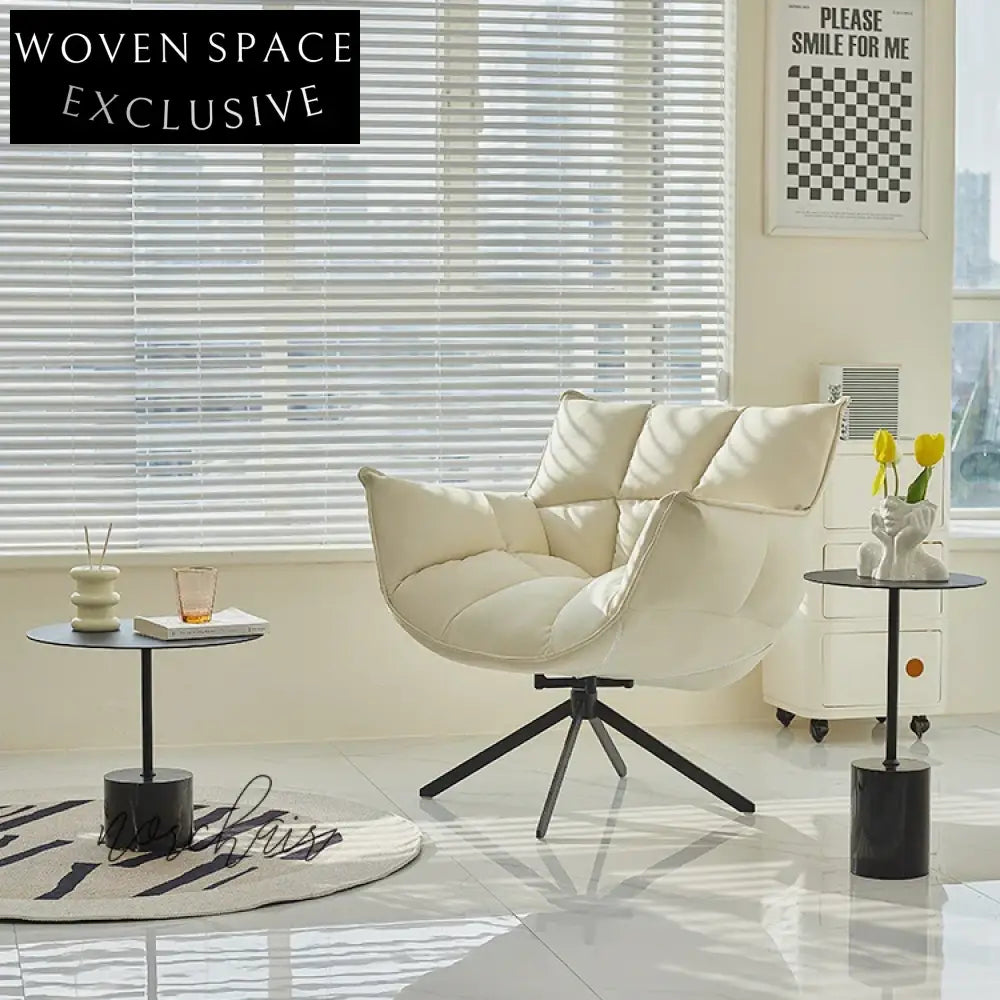 Modern Nordic Iron Art Marble Round Side Table for Living Room Decor