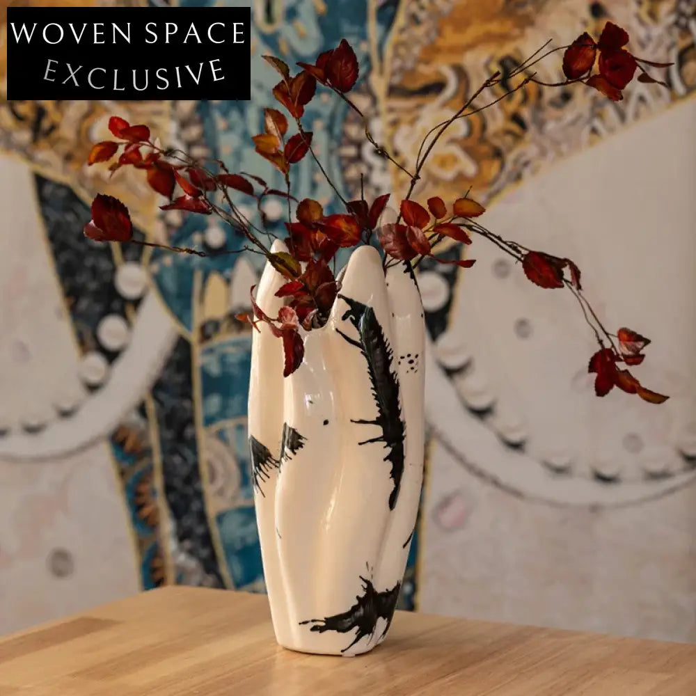 Modern Nordic Irregular Ceramic Tabletop Flower Vase