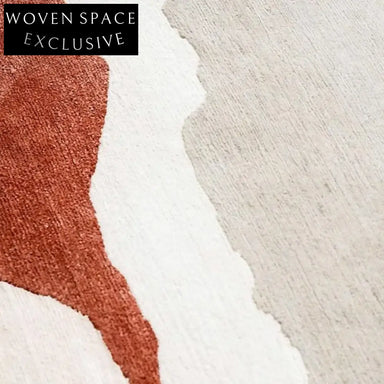 Modern Nordic Irregular Geometric Polyester Area Rug for Kids' Rooms