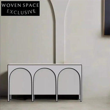 Modern Nordic Italian Plywood Sideboard Cabinet for Living Dining Space